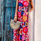 Elegant Retro Floral Print Maxi Dress - 🔥50% OFF NOW! 🔥