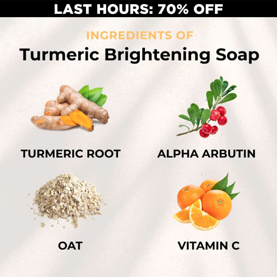 BrightSkin™ - Turmeric Brightening Soap